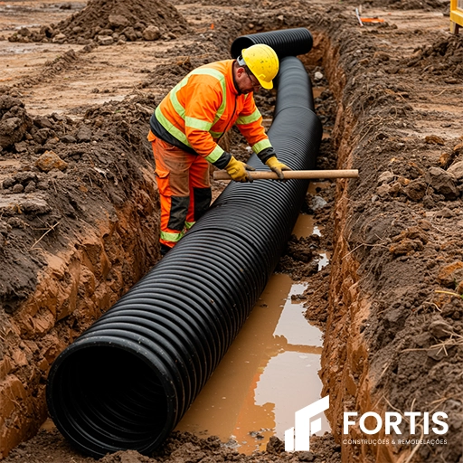 Canalizações de água e esgoto