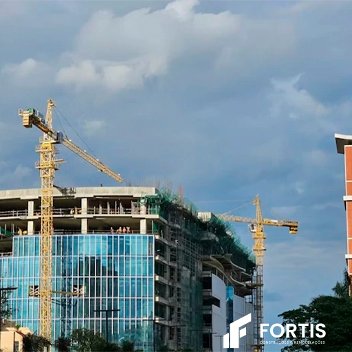 Construção de edifícios residenciais e não residenciais.