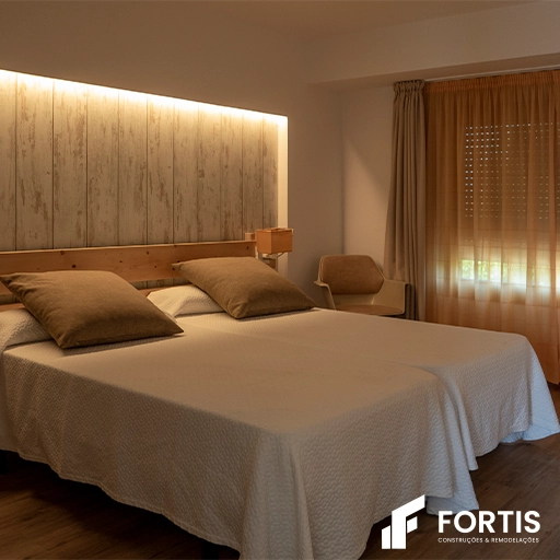 Iluminação para quarto.