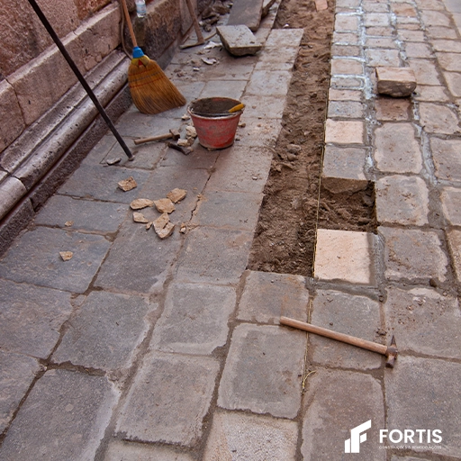 Renovação de pavimentos antigos