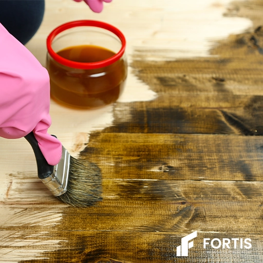 Resina epoxi em madeira