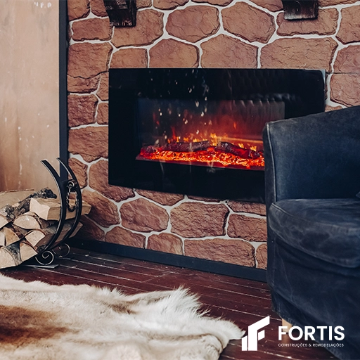 Revestimento lareira